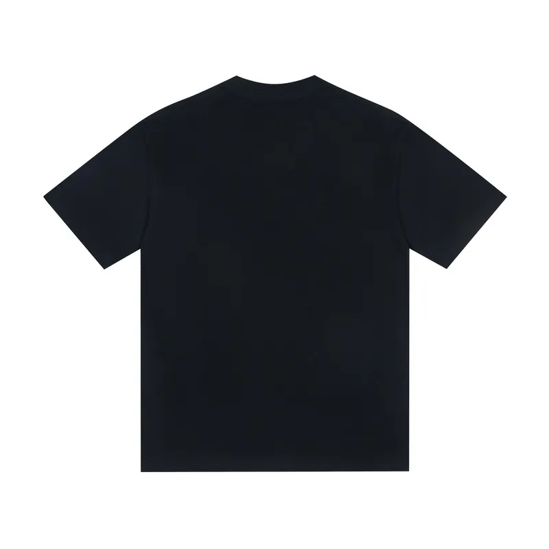 100💰S09#美Chao SAINT white ink direct-injection pure cotton 260g loose short-sleeved T-shirt 15 black, white S-XL